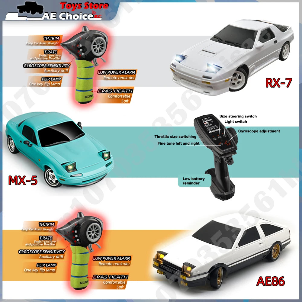 AUTO CONTROL REMOTO - "DriftXtreme 4WD: Potencia y Precisión en Cada Curva"