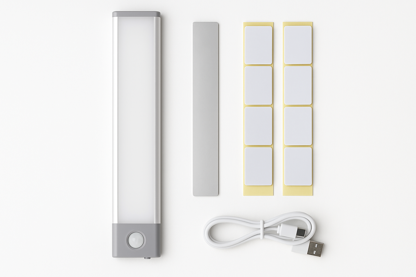 Barra de Luz LED XL Inalámbrica Recargable USB con Sensor de Movimiento – 54 LEDs | SMDTEC