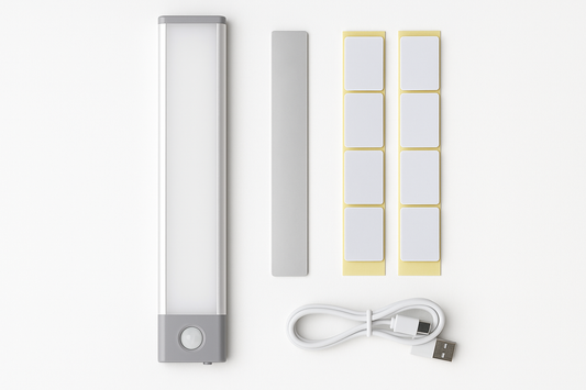 Barra de Luz LED XL Inalámbrica Recargable USB con Sensor de Movimiento – 54 LEDs | SMDTEC