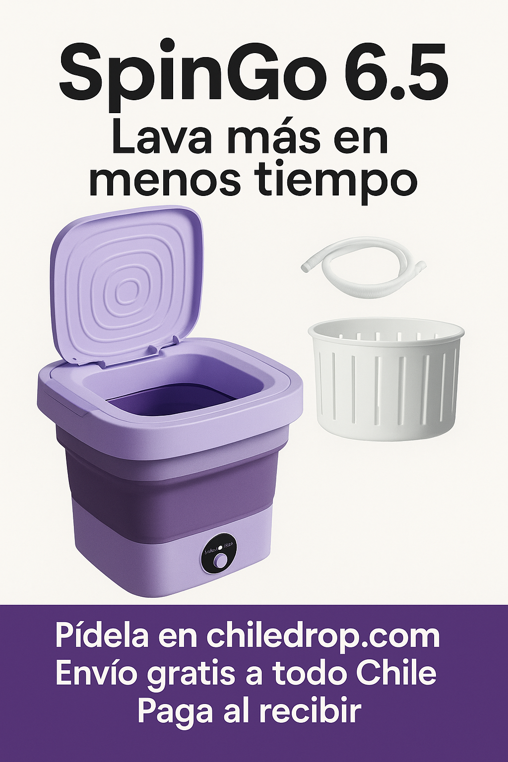 SpinGo 6.5 Ultra™ Mini Lavadora