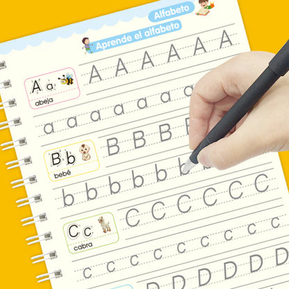 Cuadernos Magicos Caligrafia Montessori - Set de 4