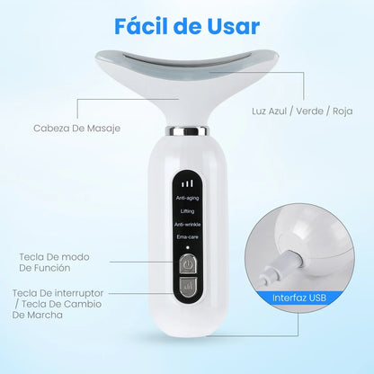 RadiantGlow™: Rejuvenecedor Facial y de Cuello