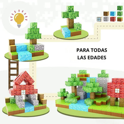 MagneCraft™ 28 piezas - Cubos Magnéticos Premium