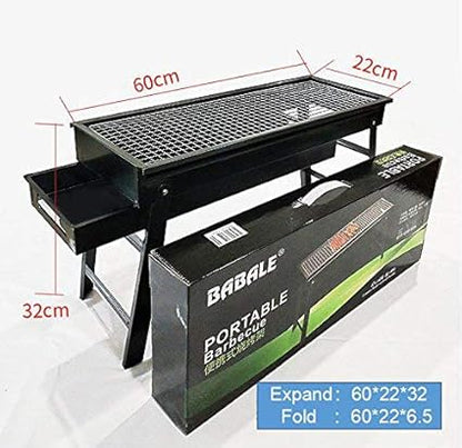 Parrilla de Carbón Portátil En Acero - Babale