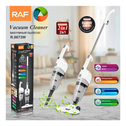 Aspiradora RAF 600W - 2 En 1 Vertical