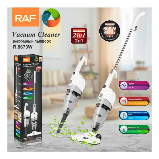 Aspiradora RAF 600W - 2 En 1 Vertical